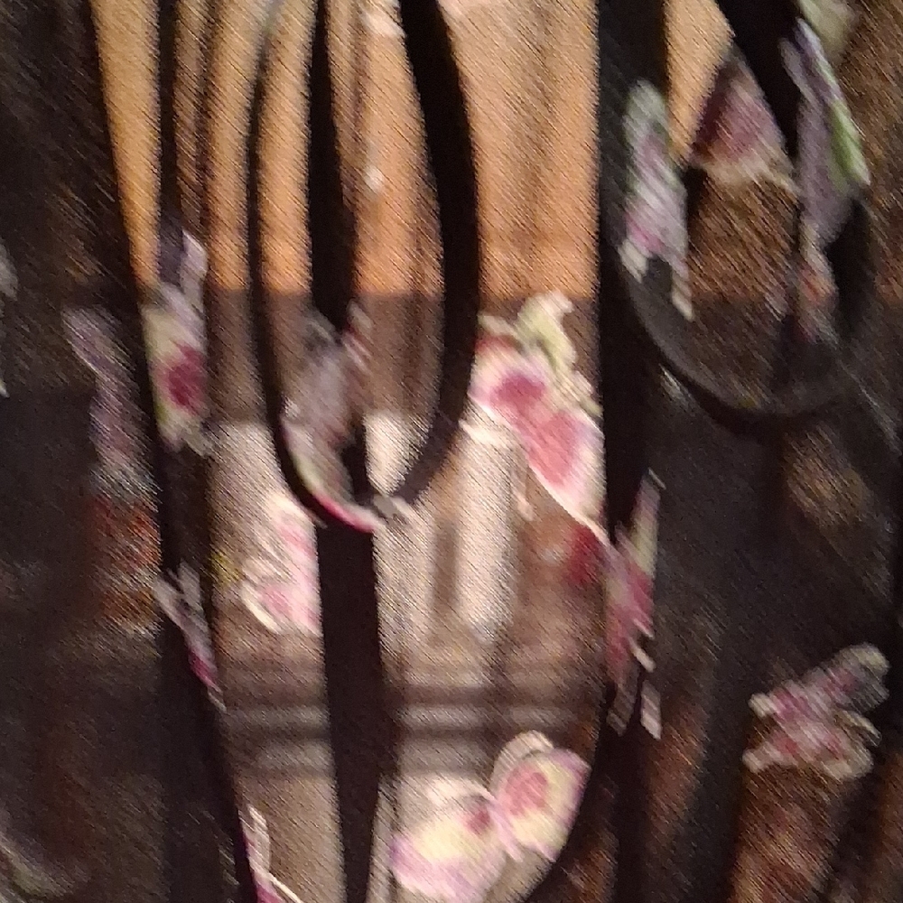 & Other Stories Sheer Black Dress with Floral Pattern - Picture 4 of 12